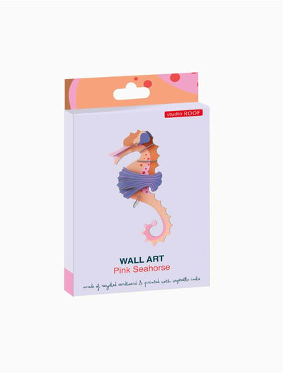 Pieza Decorativa De Pared (Caballito De Mar) De Papel