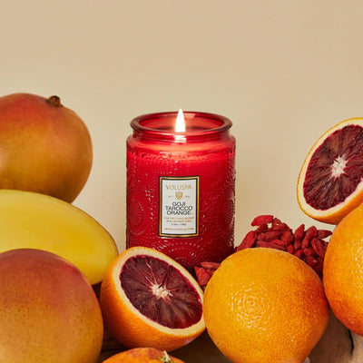 Vela: Jap Small L Jar Goji Tarocco Orange