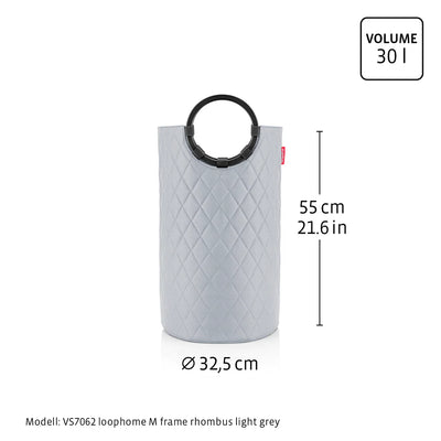 Bolso Para Lavandería (Gris) 30 Ltr De Poliéster