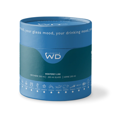 Vaso (Ballena) 250 Mltrs De Vidrio