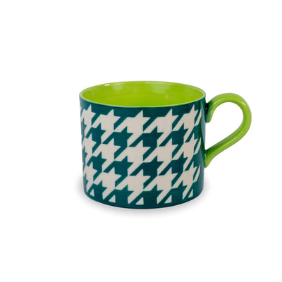 Taza (Verde) Con Asa 400 Mltrs De Cerámica