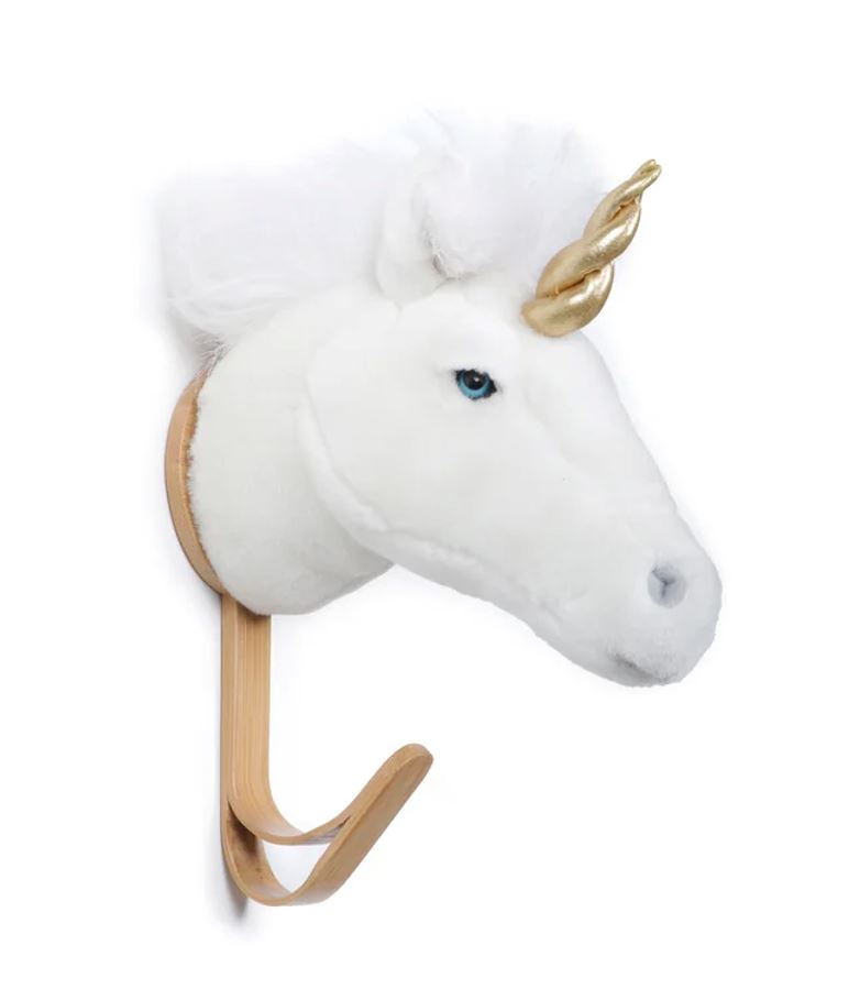 Perchero Para Dormitorio (Unicornio) De Madera