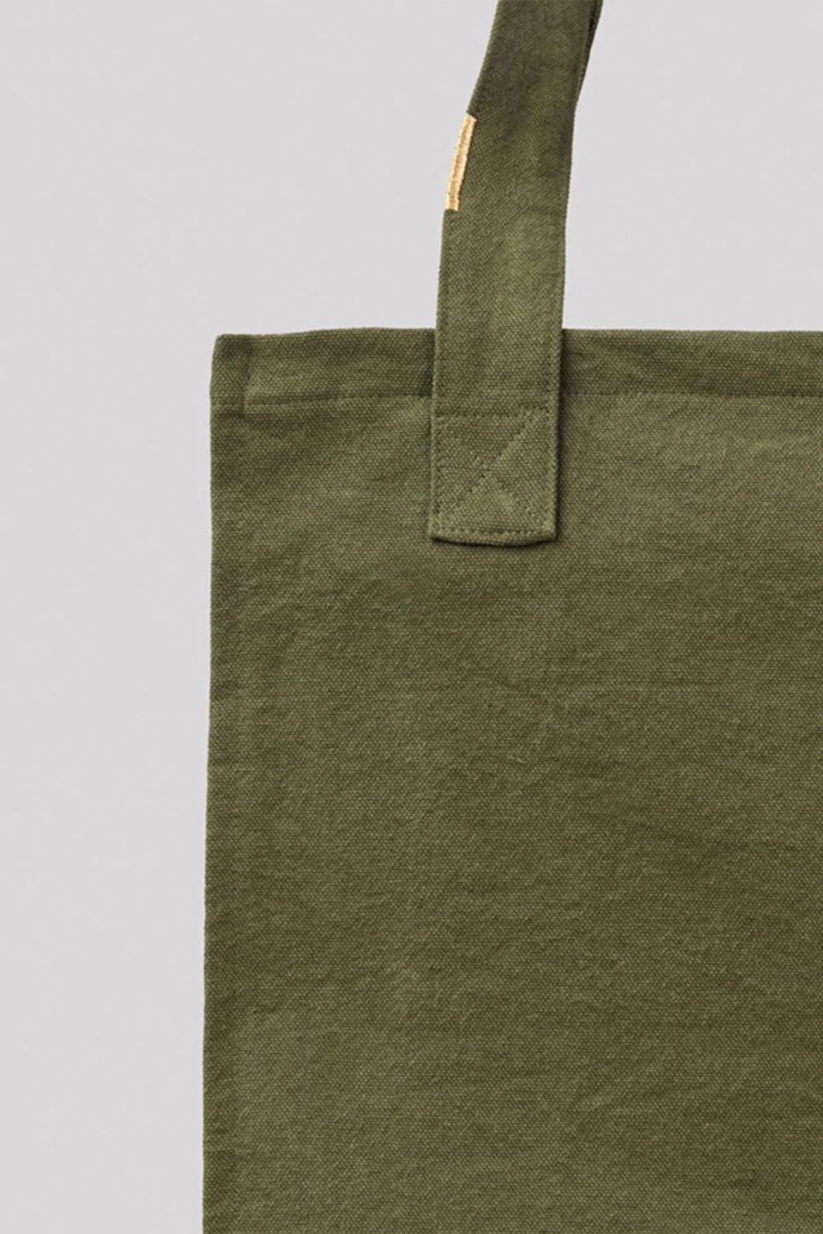 Bolso Canvas Con Cierre (Verde) De Algodón