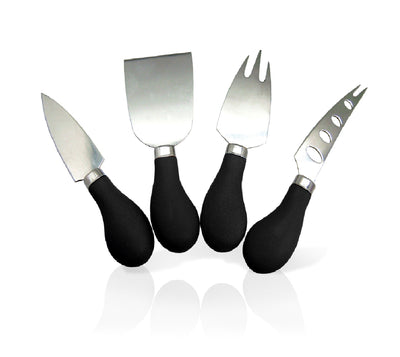 Set 4 Cuchillos Para Queso De Metal