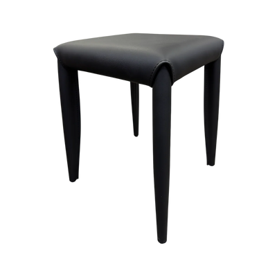 Banca Decorativa Tapiz (Negro) Patas De Metal