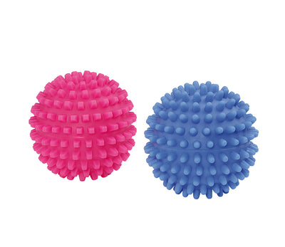 Set x 2  Esferas Para Secadora De Ropa (Azul Y Rojo) De Plástico