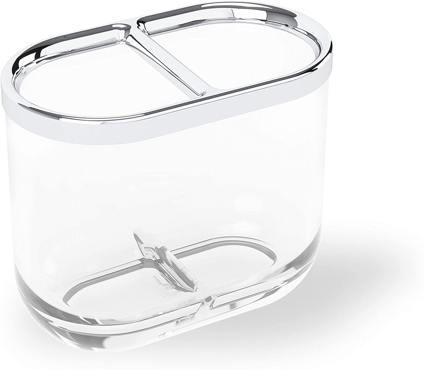 Vaso Organizador Accesorios Baño (Transparente) De Acrílico