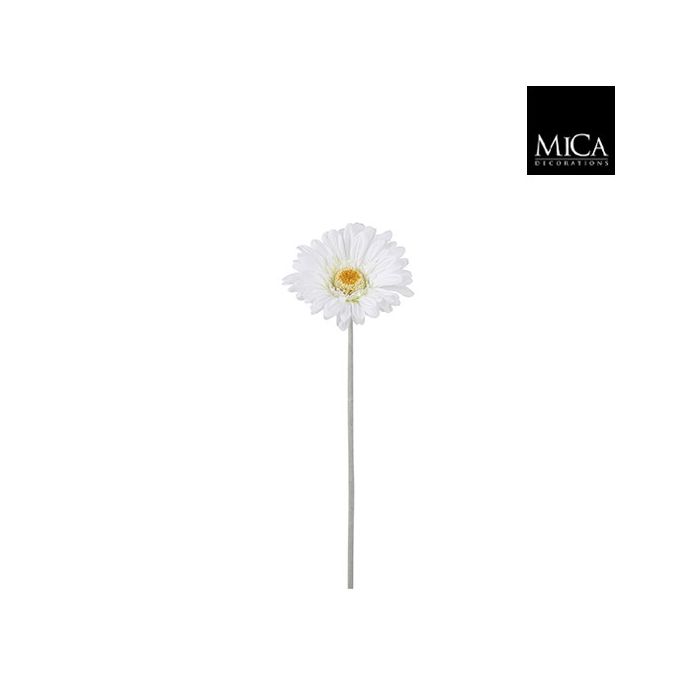 Flor Decorativa (Blanca) De Plástico
