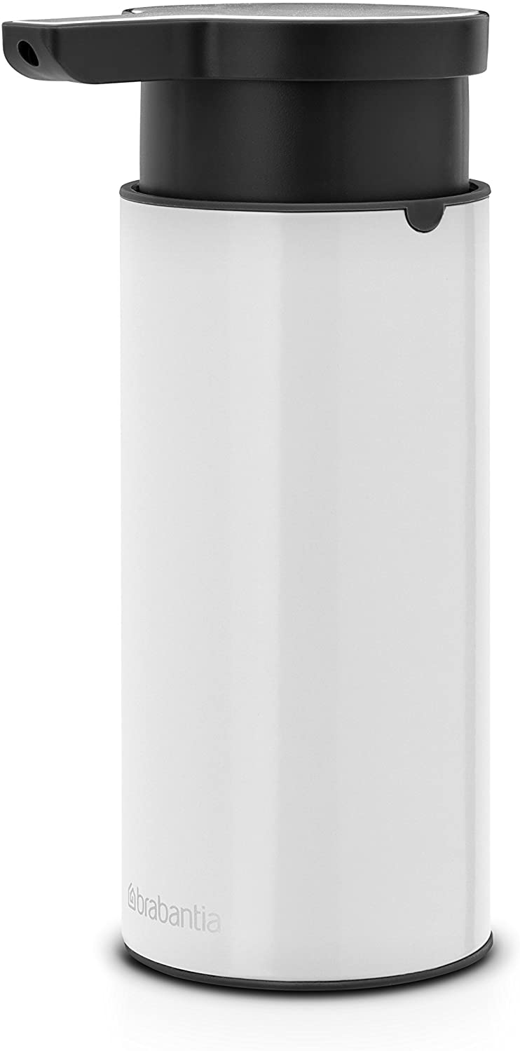 Dispensador De Jabón Líquido (Blanco) De Acero
