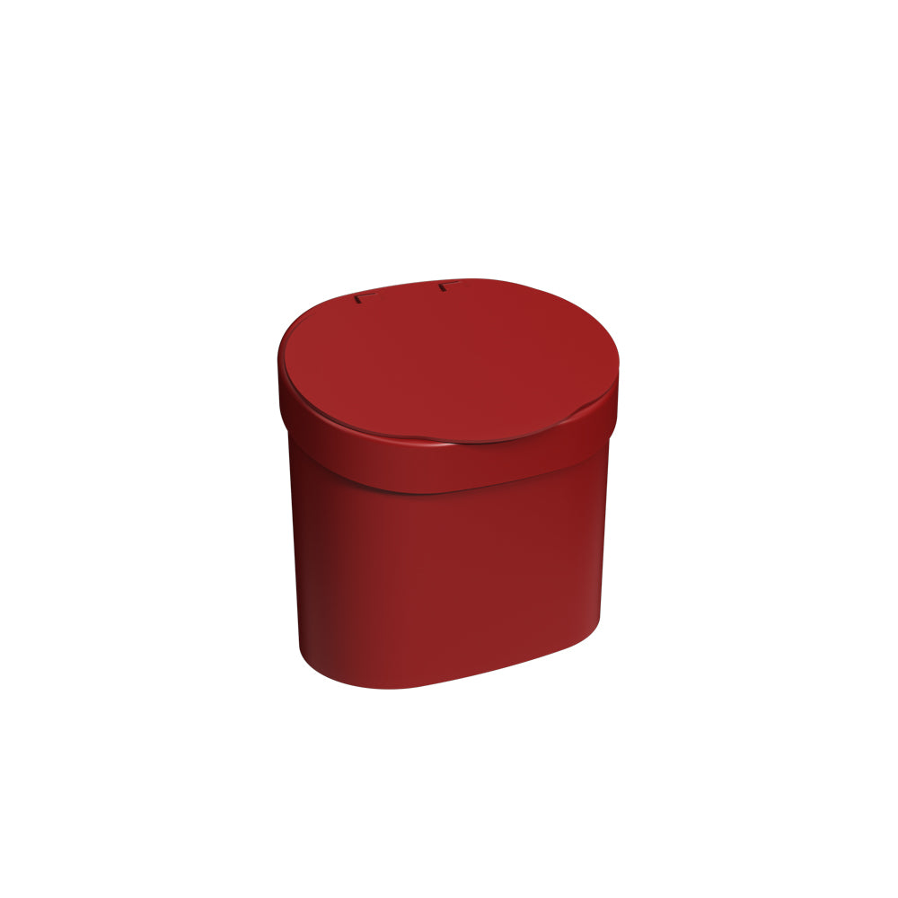 Basurero Para Fregadero 4 Ltr (Rojo) De Plástico