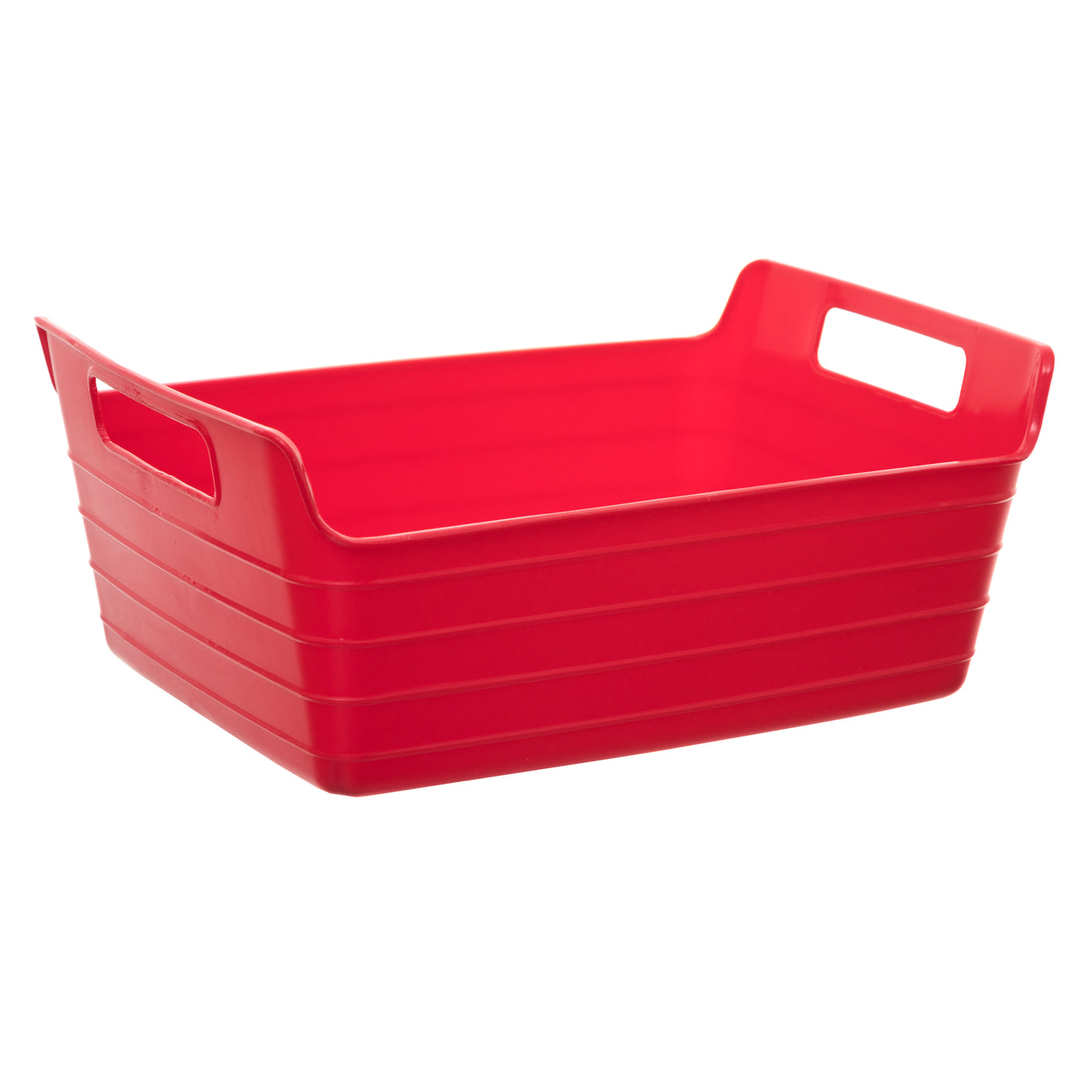 Caja Organizadora Con Asas (3.5 Ltrs) Rojo De Plástico