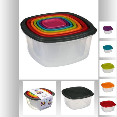 Set de 7 Tapers (Colores) Tamaños Diversos De Plástico