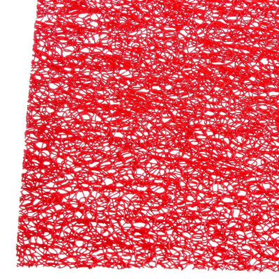 Individual (Rojo) Rectangular De Pvc