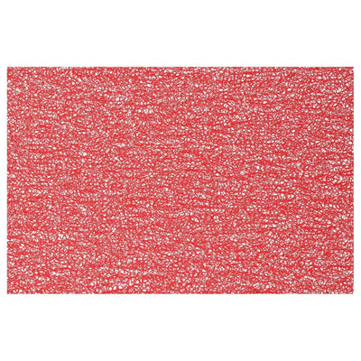 Individual (Rojo) Rectangular De Pvc