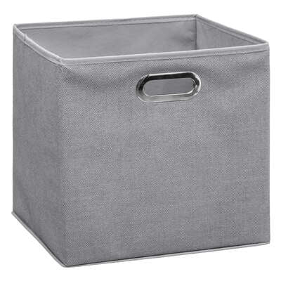 Caja De Almacenamiento (Gris Claro) De Lino