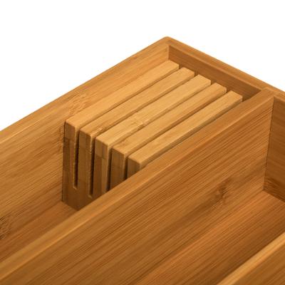 Organizador Porta Cubiertos De Madera