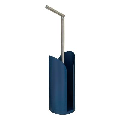 Organizador Porta Papel Higiénico (Azul) De Metal