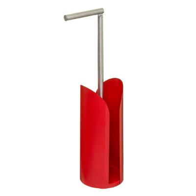 Organizador Porta Papel Higiénico (Rojo) De Metal