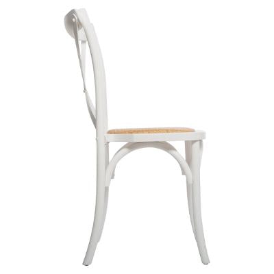 Silla De Comedor (Blanca) De Madera