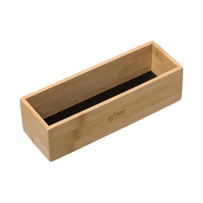 Set De 4 Cajas Organizadoras Tamaños Diversos De Madera