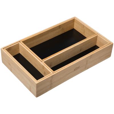 Set De 4 Cajas Organizadoras Tamaños Diversos De Madera