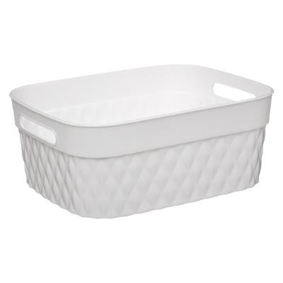 Cesta 8.5 Ltrs (Blanca) De Plástico