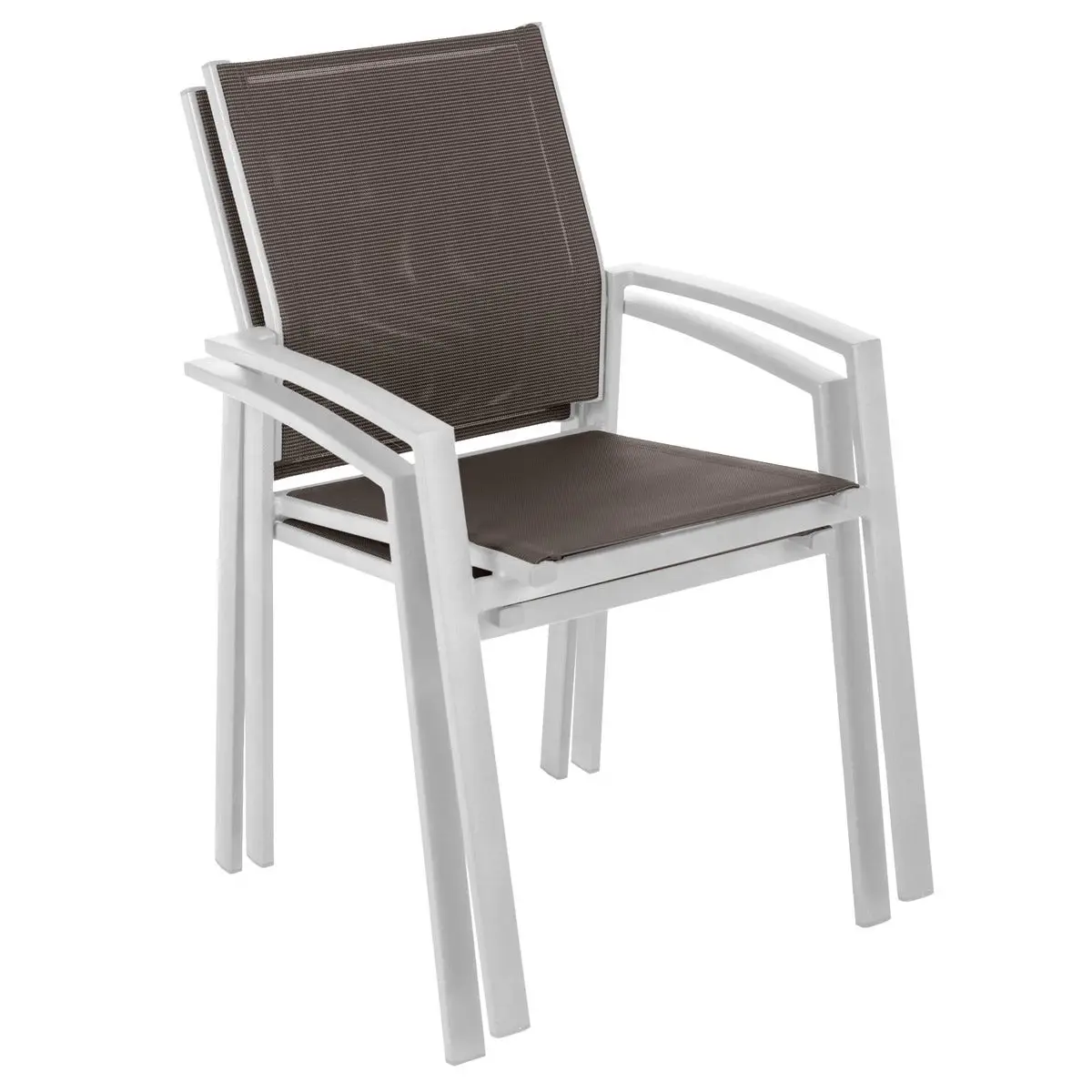 Silla Para Exteriores (Gris Claro) De Metal