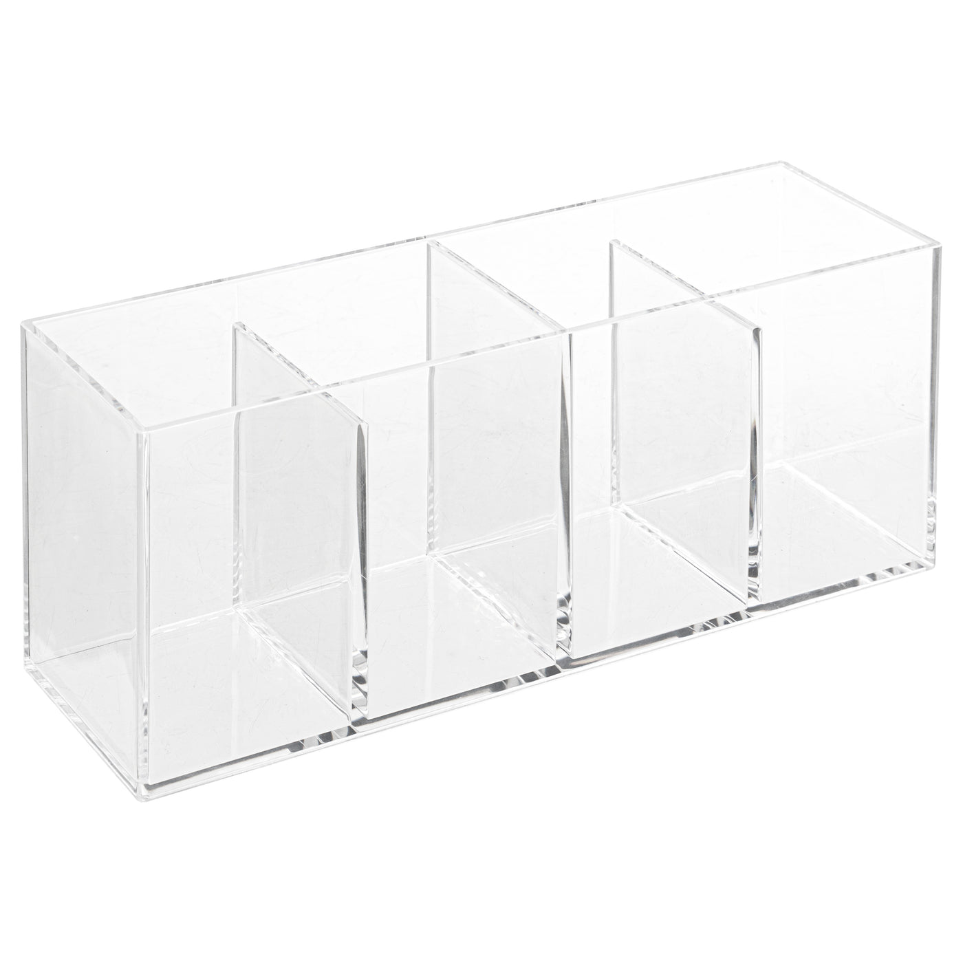 Organizador 4 Compartimentos (Transparente) De Acrílico