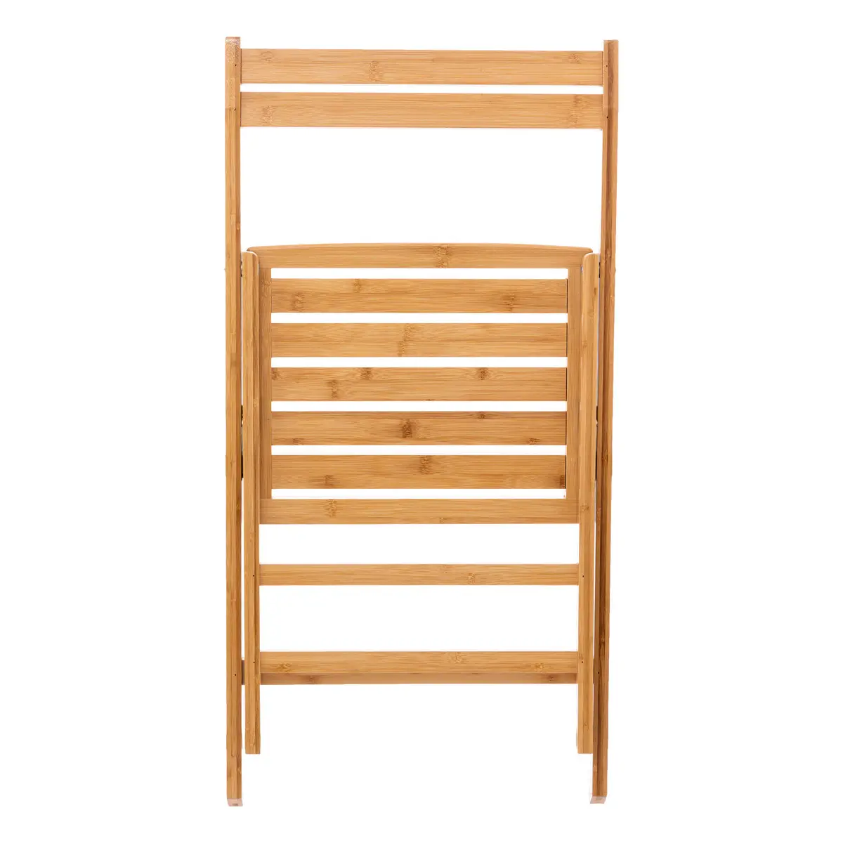 Silla Plegable Bambú De Madera