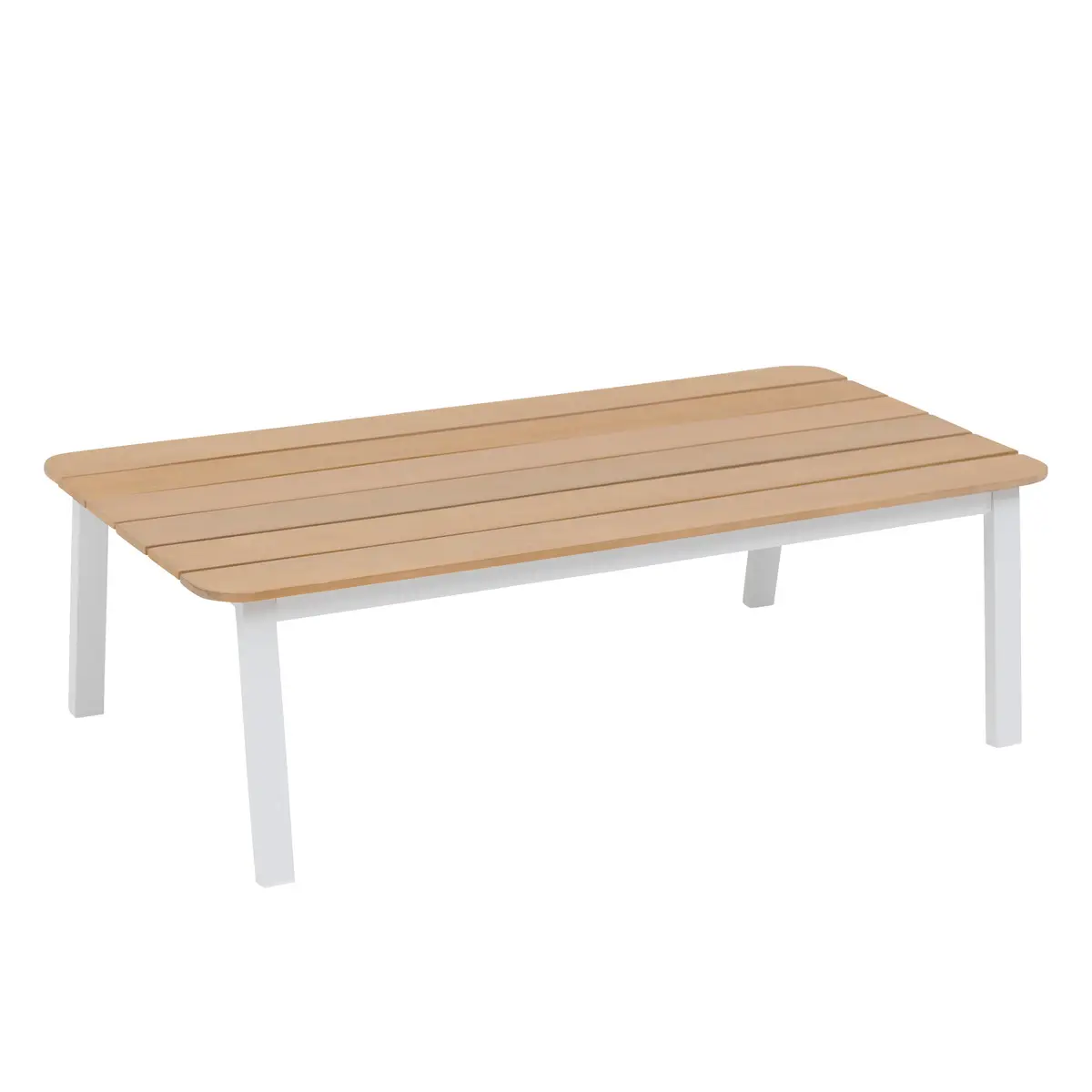 Juego De Terraza (Taupe) : Sofá + 2 Sillones + Mesa De Centro Estructura De Metal