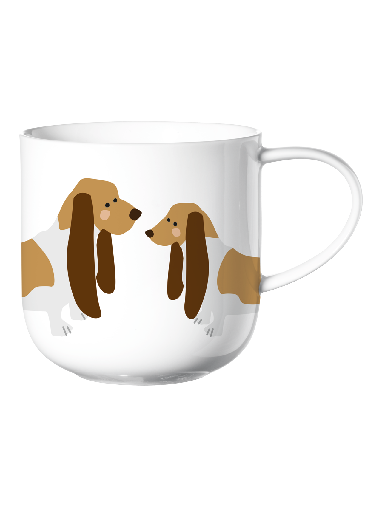 Mug Diseño (Perros) De Porcelana