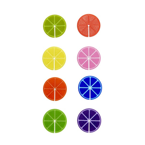 Set de 6 Marcadores De Copas (Colores) De Silicona
