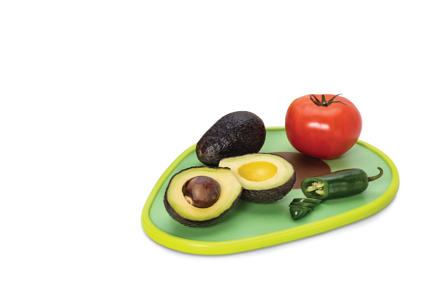 Tabla Para Picar Modelo Palta De Plástico