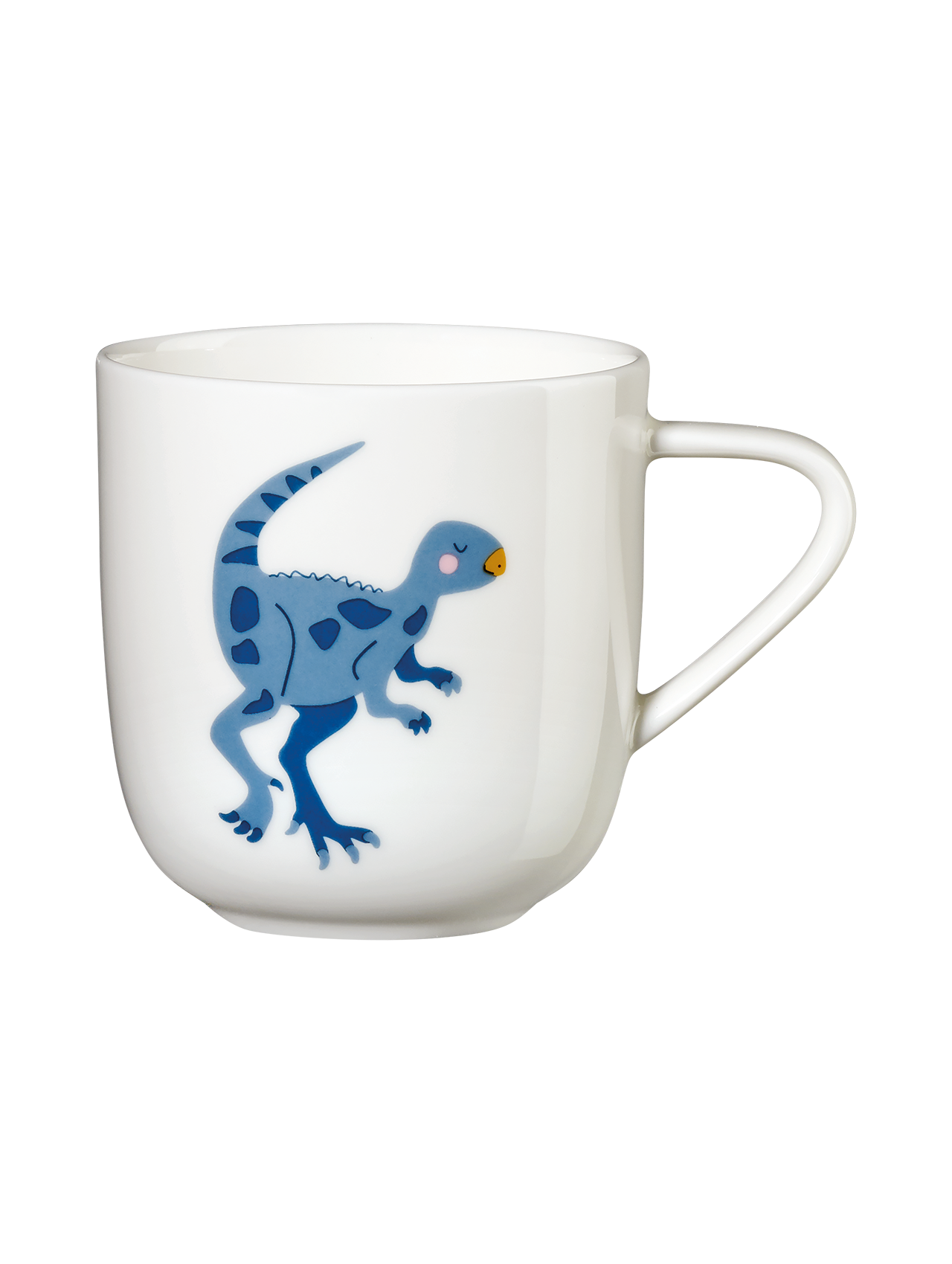 Mug Diseño (Dinosaurio Azul) De Porcelana