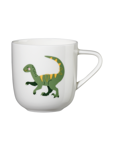Mug Diseño (Dinosaurio Verde) De Porcelana