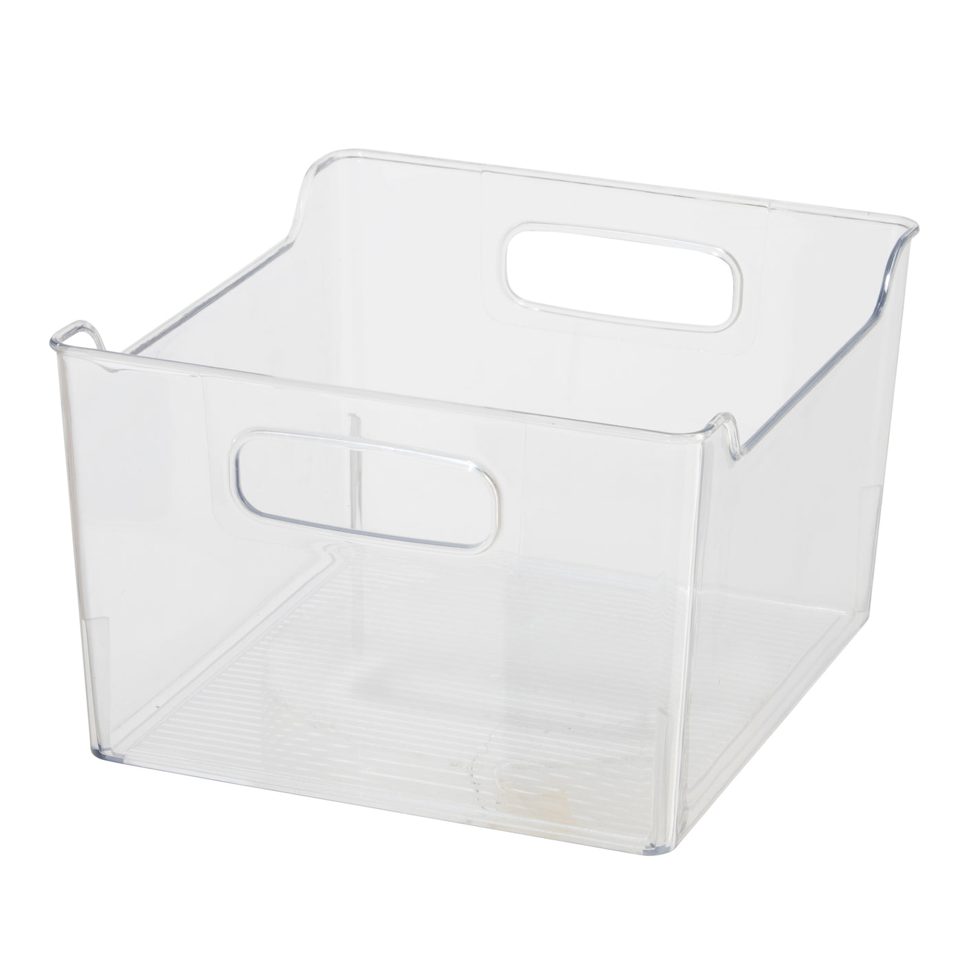 Caja Organizadora Cuadrada (Transparente) De Plástico