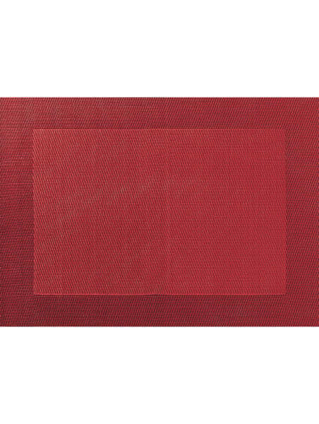 Individual (Rojo) Para Mesa De Vinilo