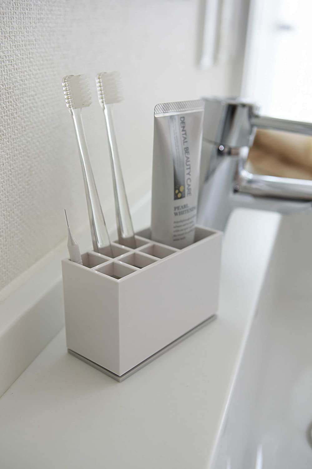 Porta Cepillos Dental Para Baño De Plástico