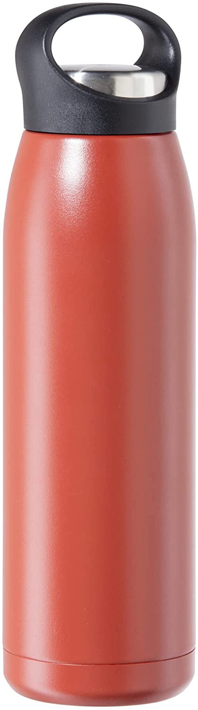 Botella (Rojo Ladrillo) Para Agua 700 Ml De Acero