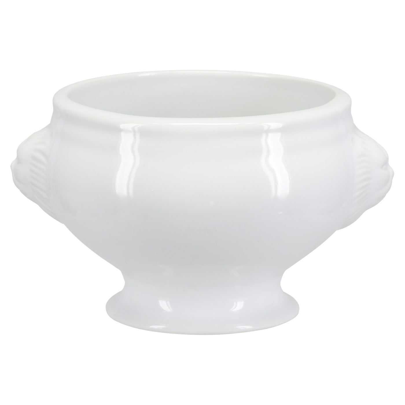 Bowl Con Base Para Sopa Redondo (400 Mltrs) De Porcelana