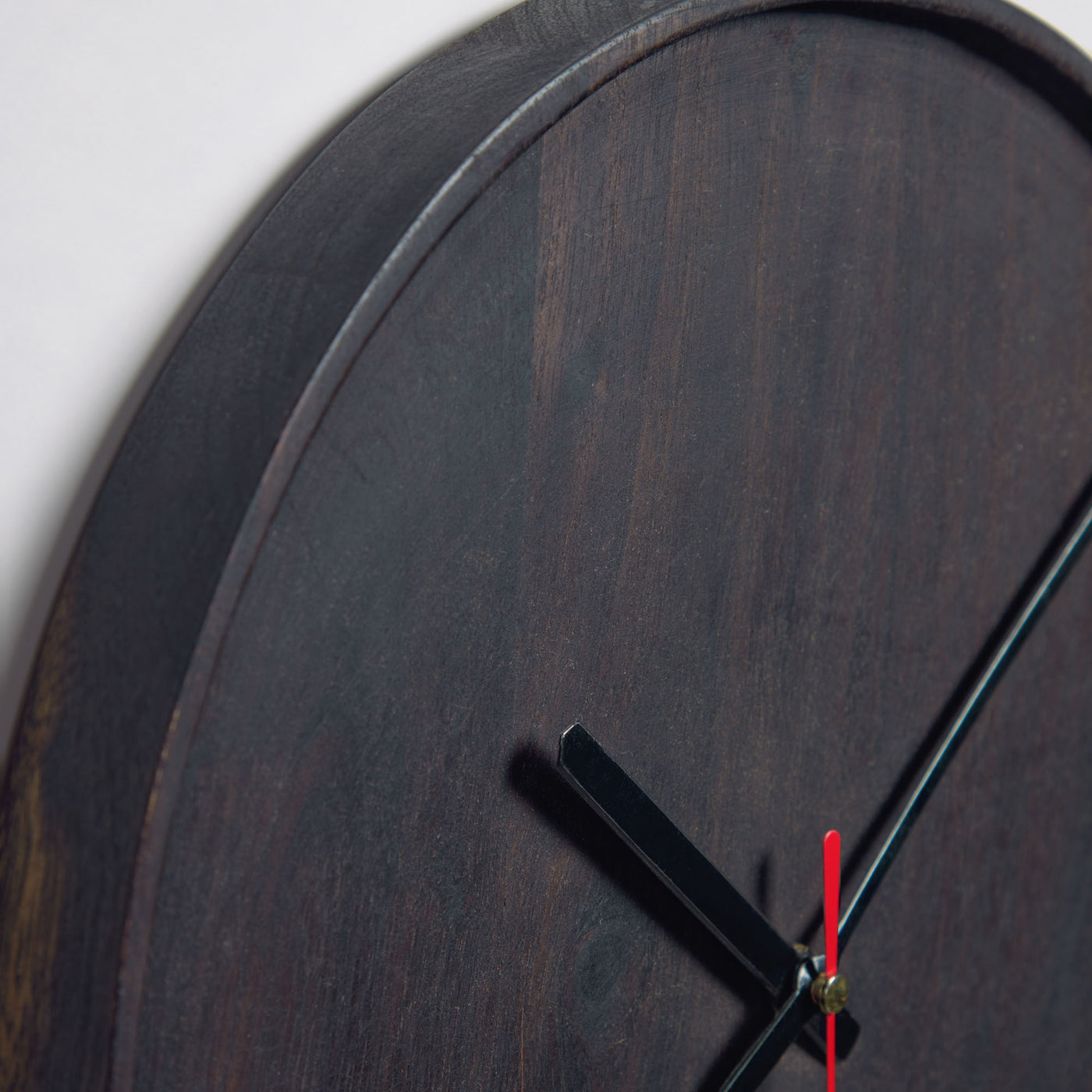 Reloj de pared redondo (acacia) de madera