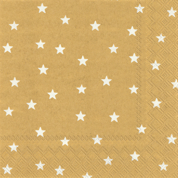 Set De 20 Servilletas De Cocktail (Estrellas Pequeñas) De Papel