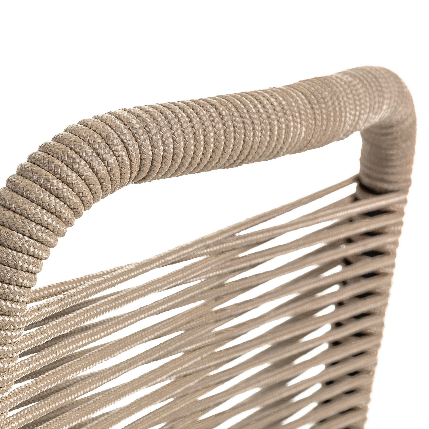 Silla Cuerda (Beige) Estructura De Metal
