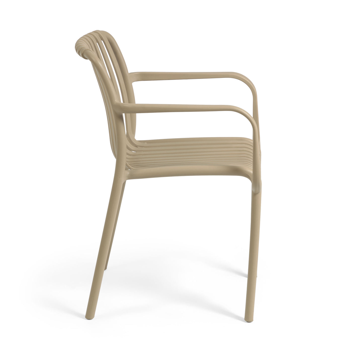 Silla para exterior (beige) estructura de pvc