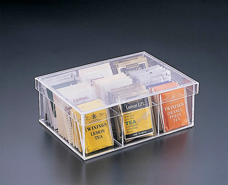 Caja Con 9 Compartimentos Para Bolsitas De Infusión De Acrílico