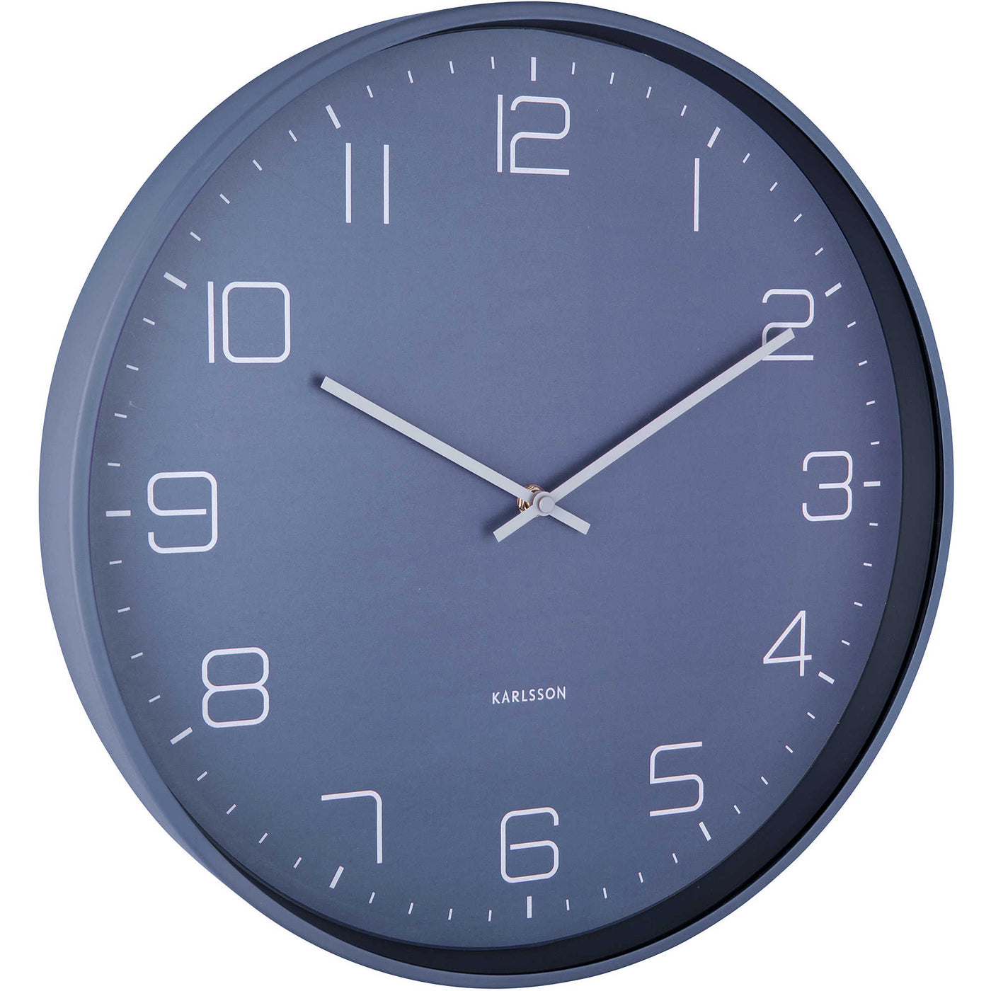 Reloj De Pared (Azul) De Metal