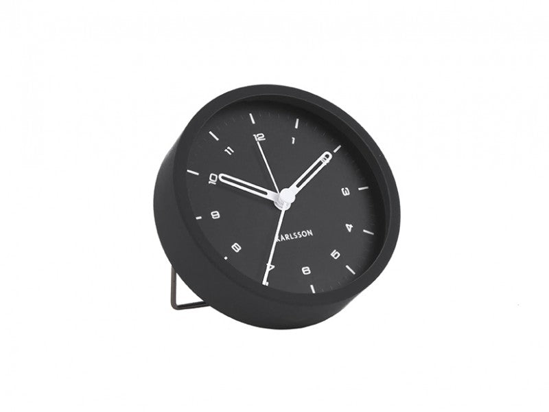 Reloj Despertador (Negro) De Metal