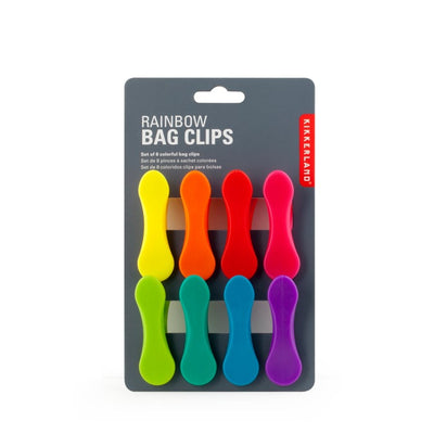 Set de 8 Ganchos Para Bolsas (Multicolor) De Plástico