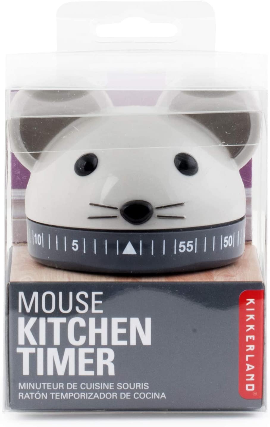 Timer Para Cocina (Modelo Ratón) De Plástico