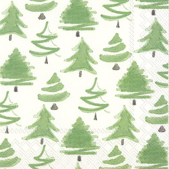 Set De 20 Servilletas (Pequeño Árbol De Navidad) De Papel